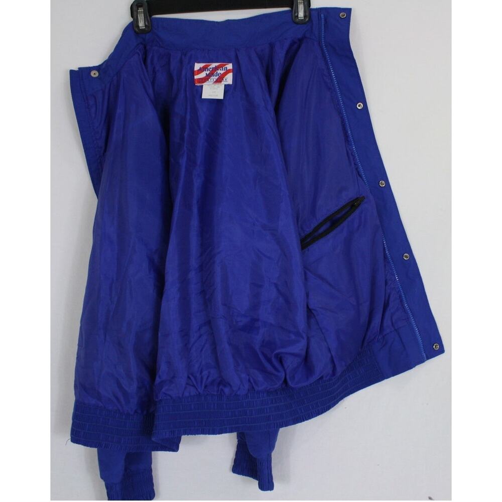 Vintage 90s Toyota American Made Blue Lined Windbreaker Jacket Mens M USA - Picture 6 of 7